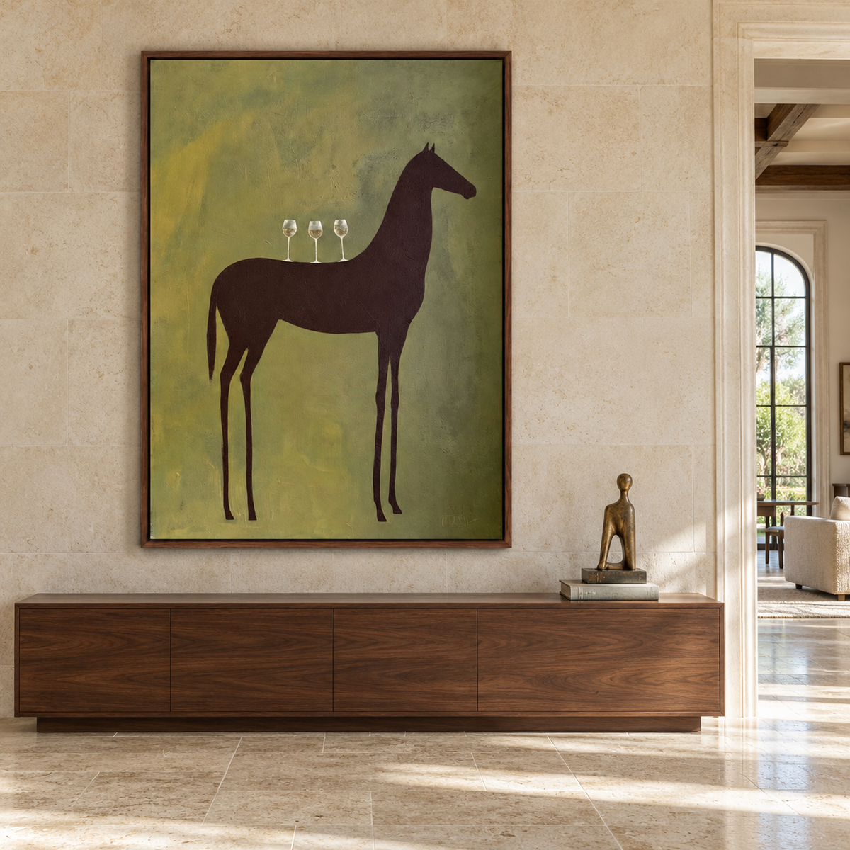 Vintage Americana Art | A Toast to Stillness