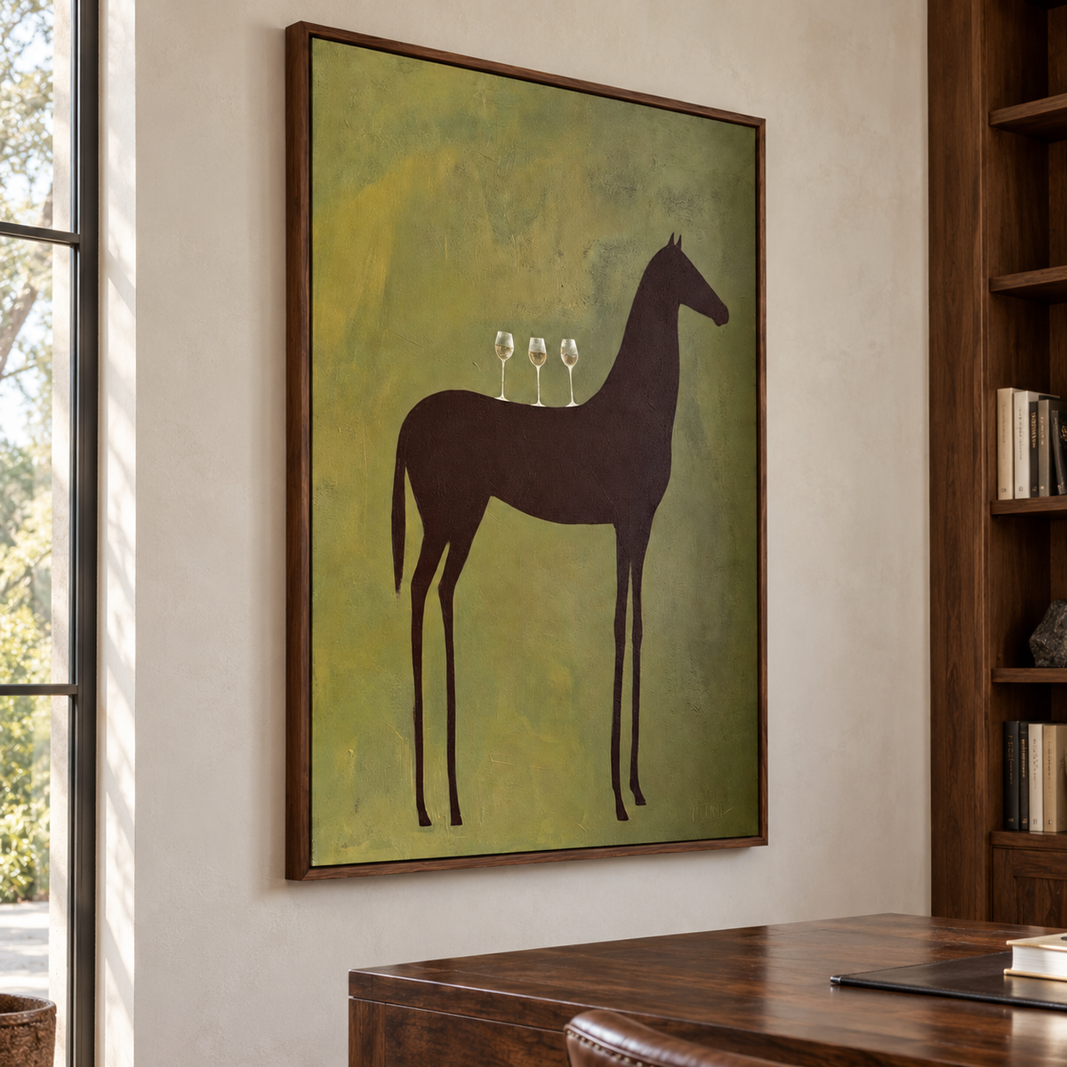 Vintage Americana Art | A Toast to Stillness