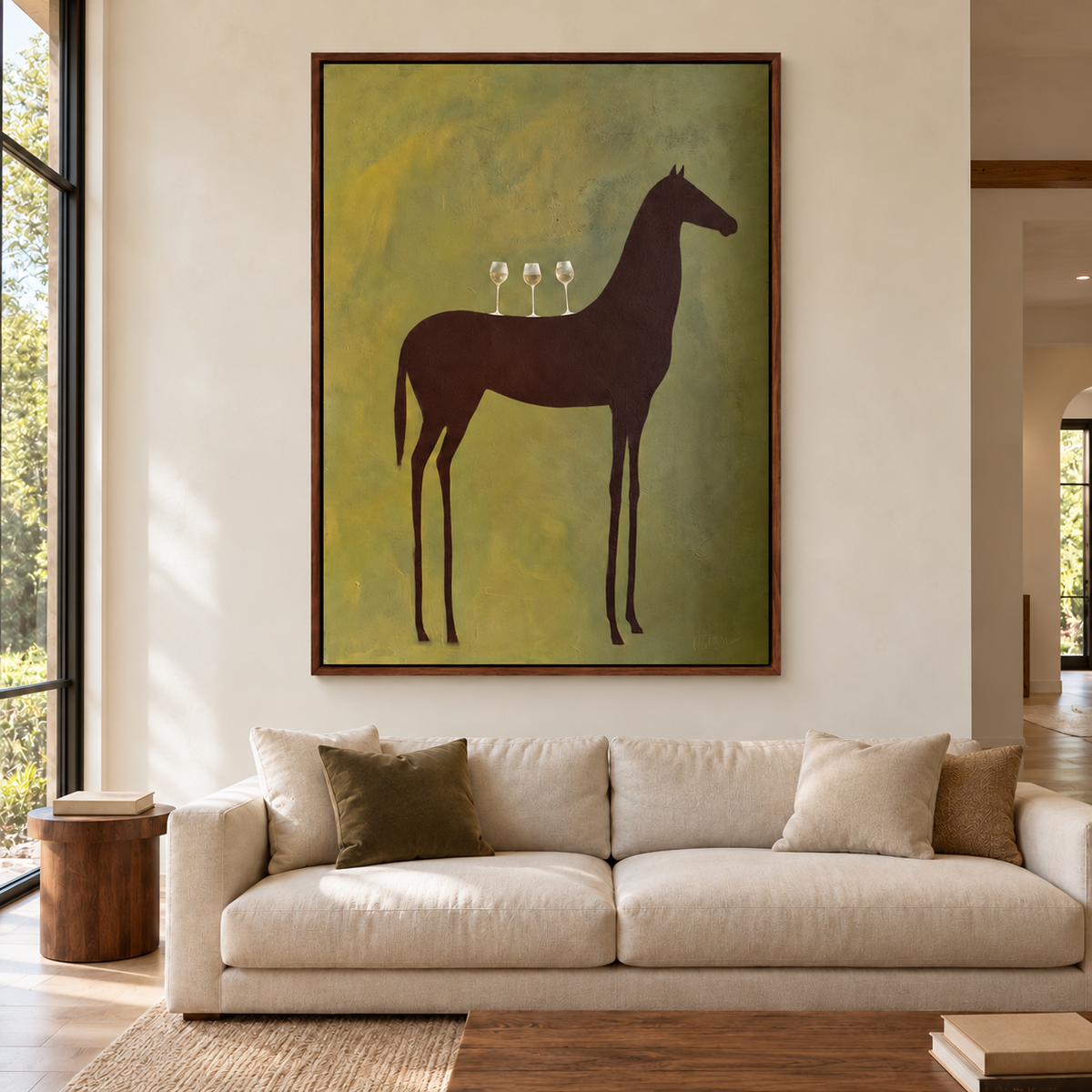 Vintage Americana Art | A Toast to Stillness
