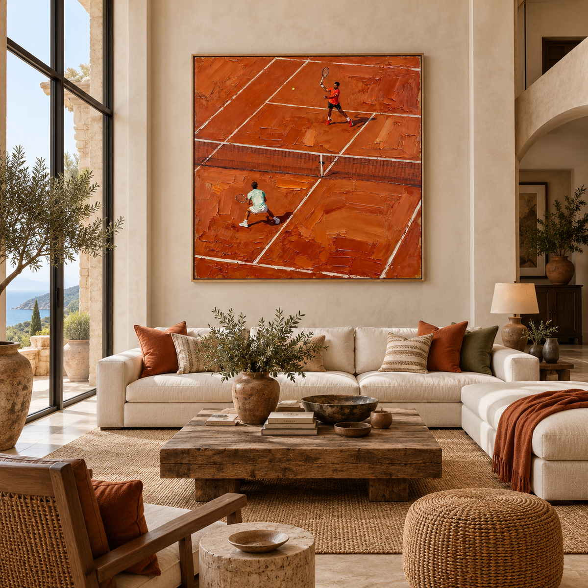 Impasto Art | Clay Court Rally