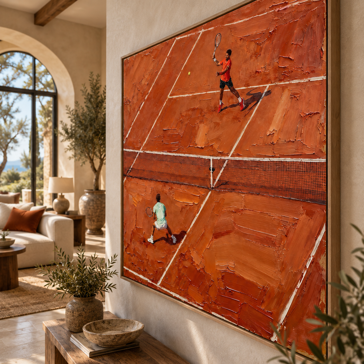 Impasto Art | Clay Court Rally