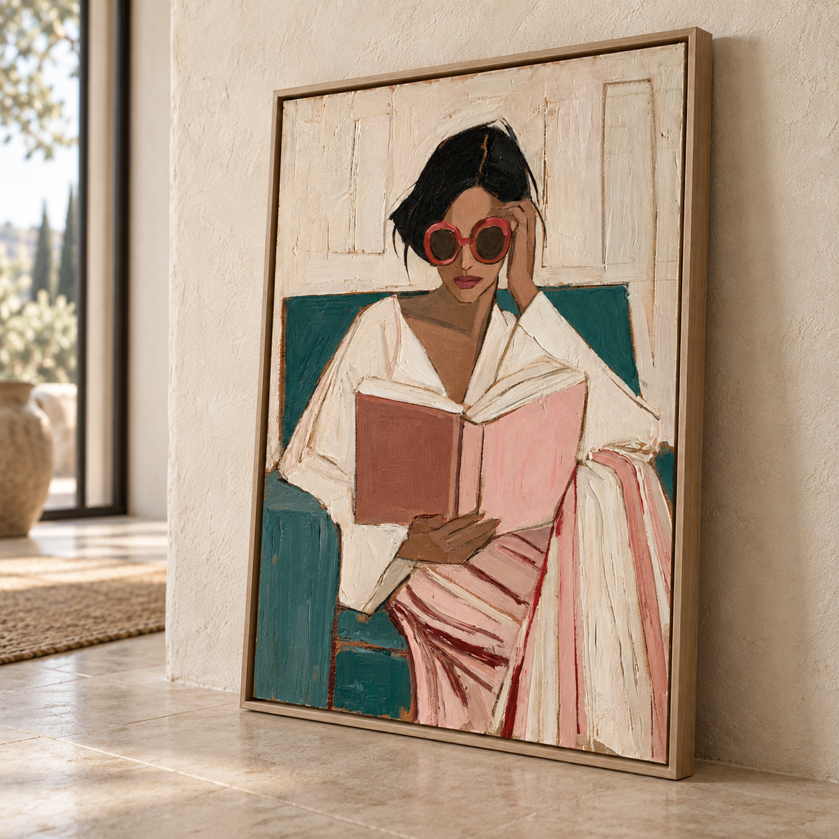 Impressionist Art | Rose-Tinted Reading