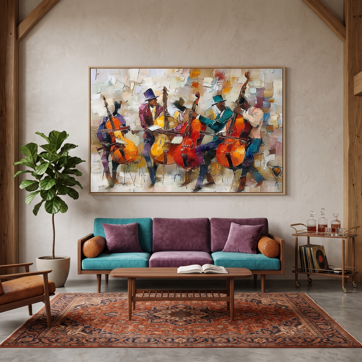 Impasto Art | Gentlemen of the Strings