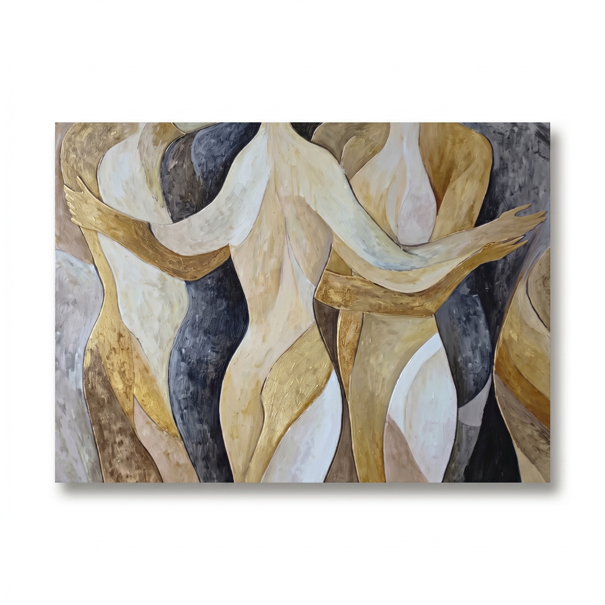 Confluence of Women in Flowing Light