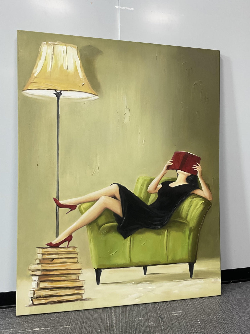 Impressionist Art | Lime Chair Leisure - Real artwork photo