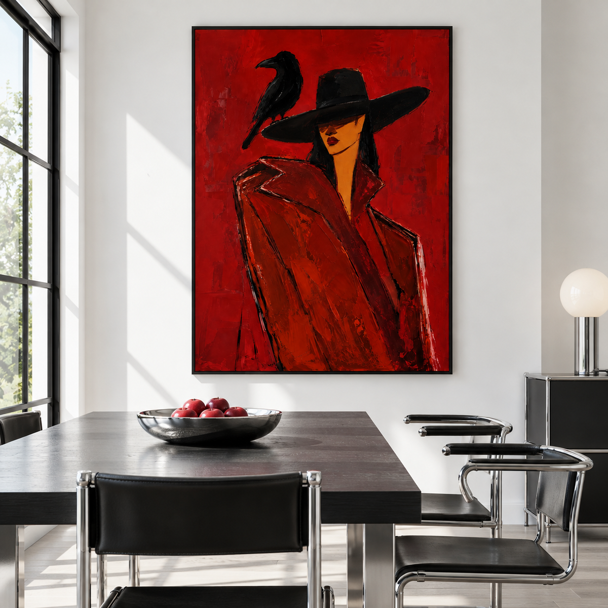 Pop Art | Scarlet Raven Confidante