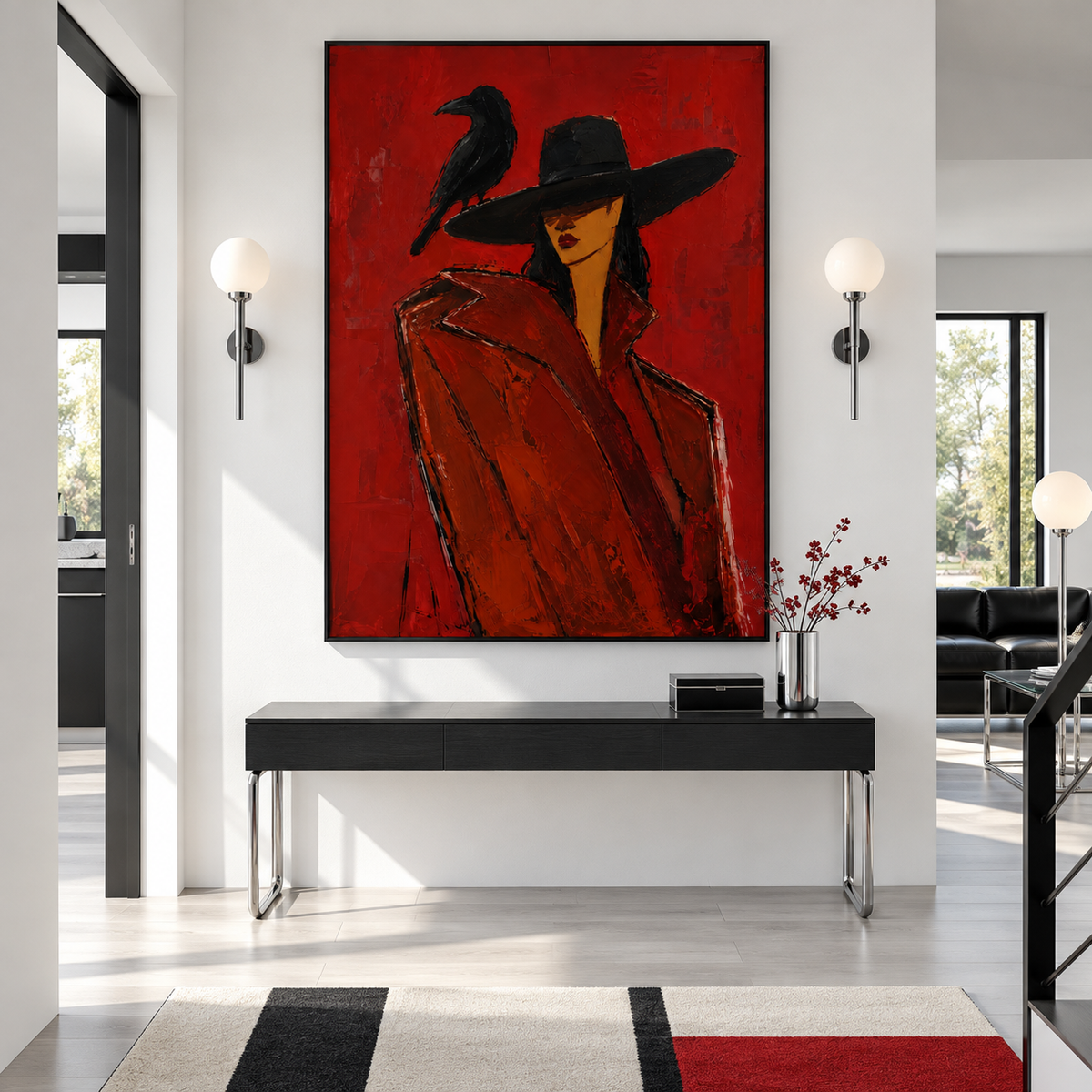 Pop Art | Scarlet Raven Confidante