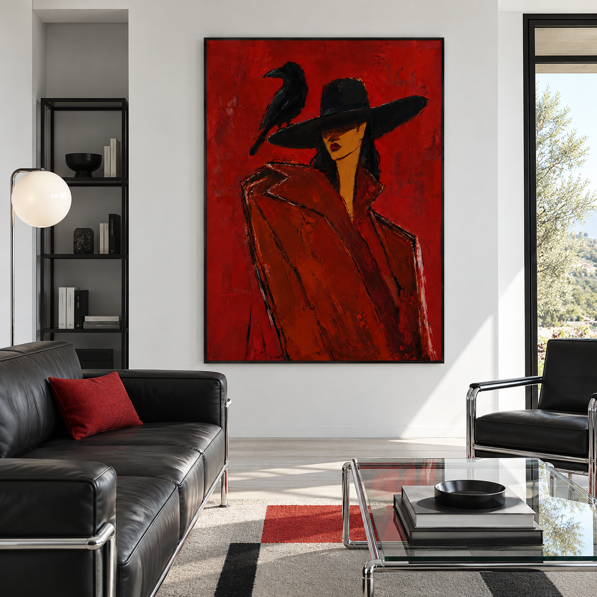 Pop Art | Scarlet Raven Confidante