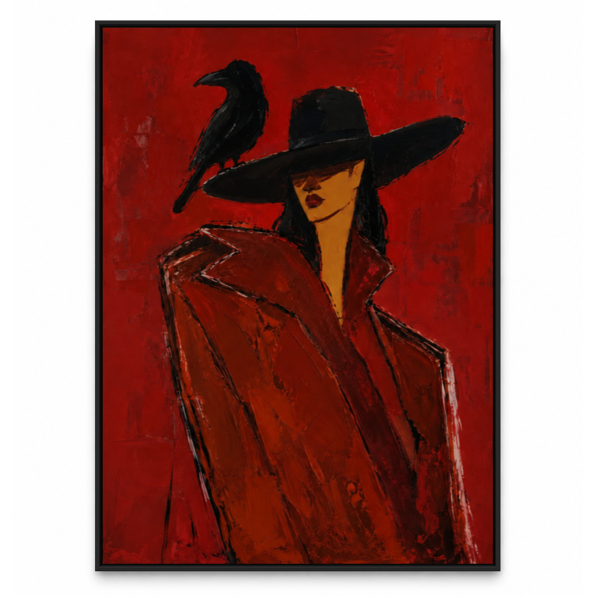 Pop Art | Scarlet Raven Confidante