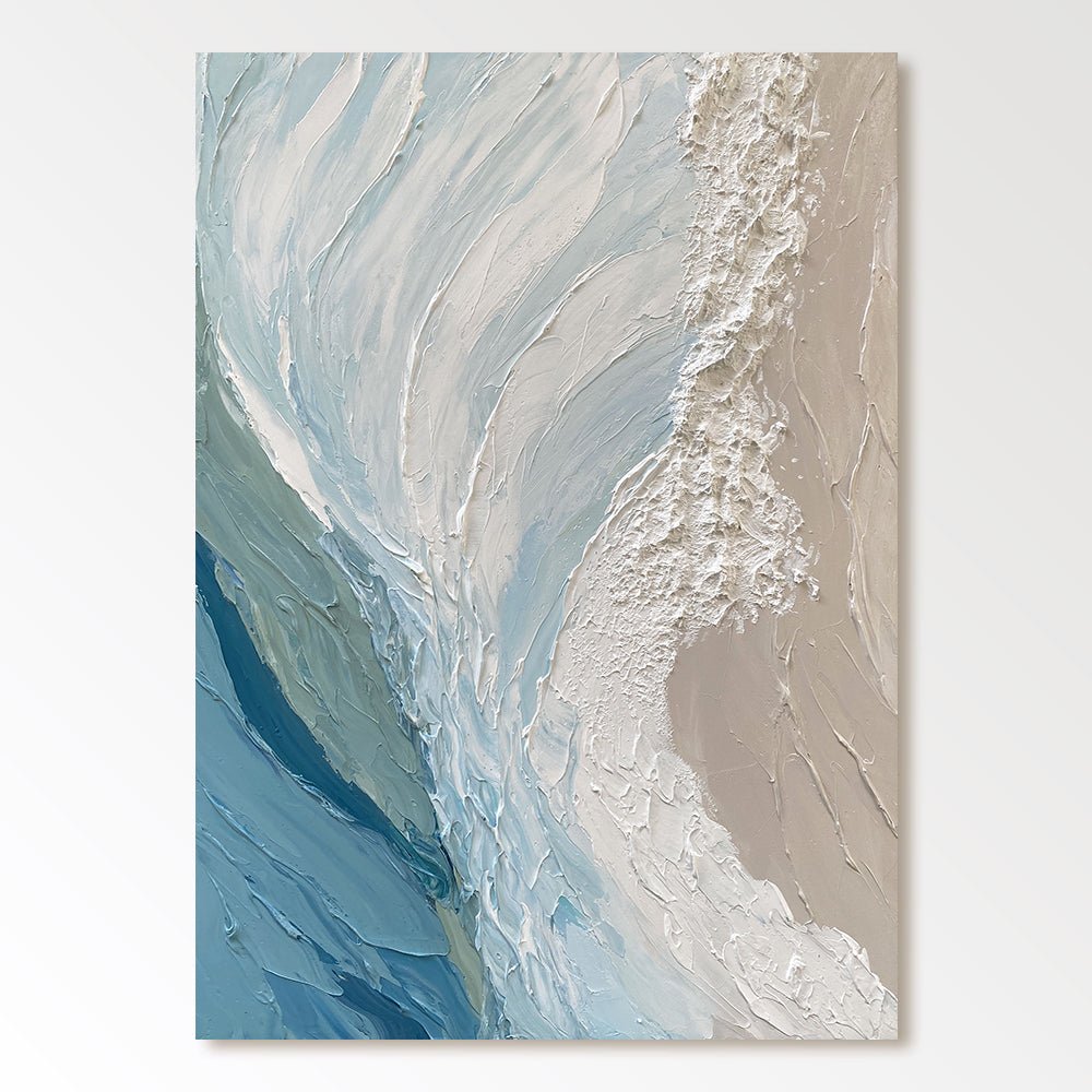 Abstract Textured Painting "Pause"
