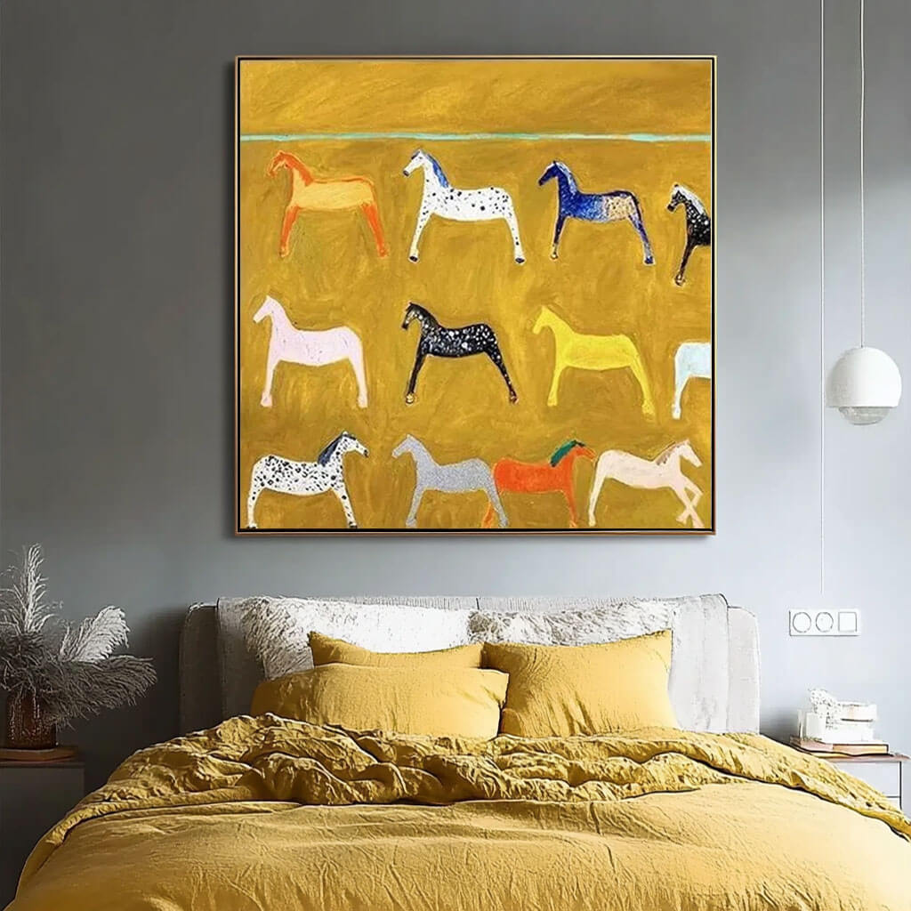 Equine Souls in Abstract Reverie