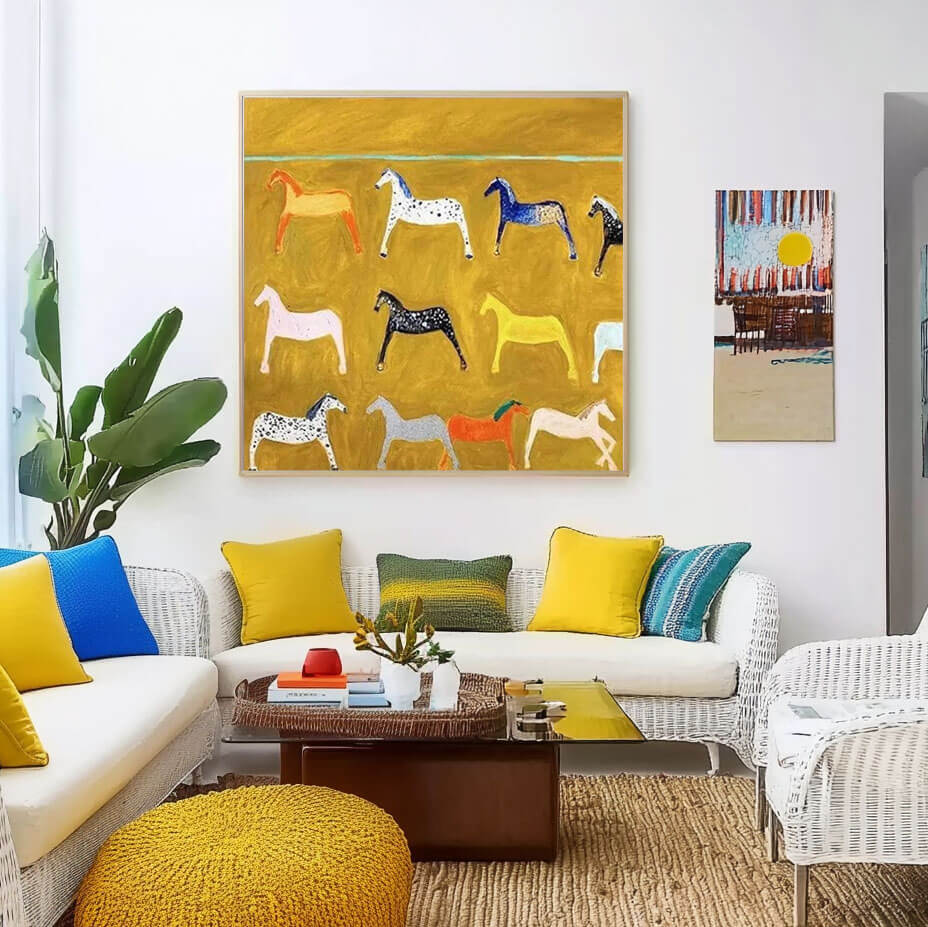 Equine Souls in Abstract Reverie