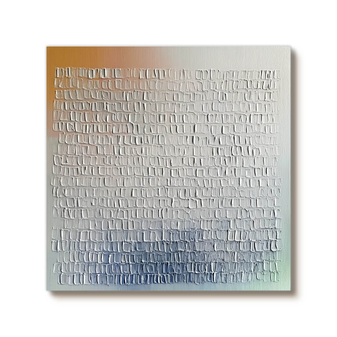 Rhythmic Forms in Radiant Impasto