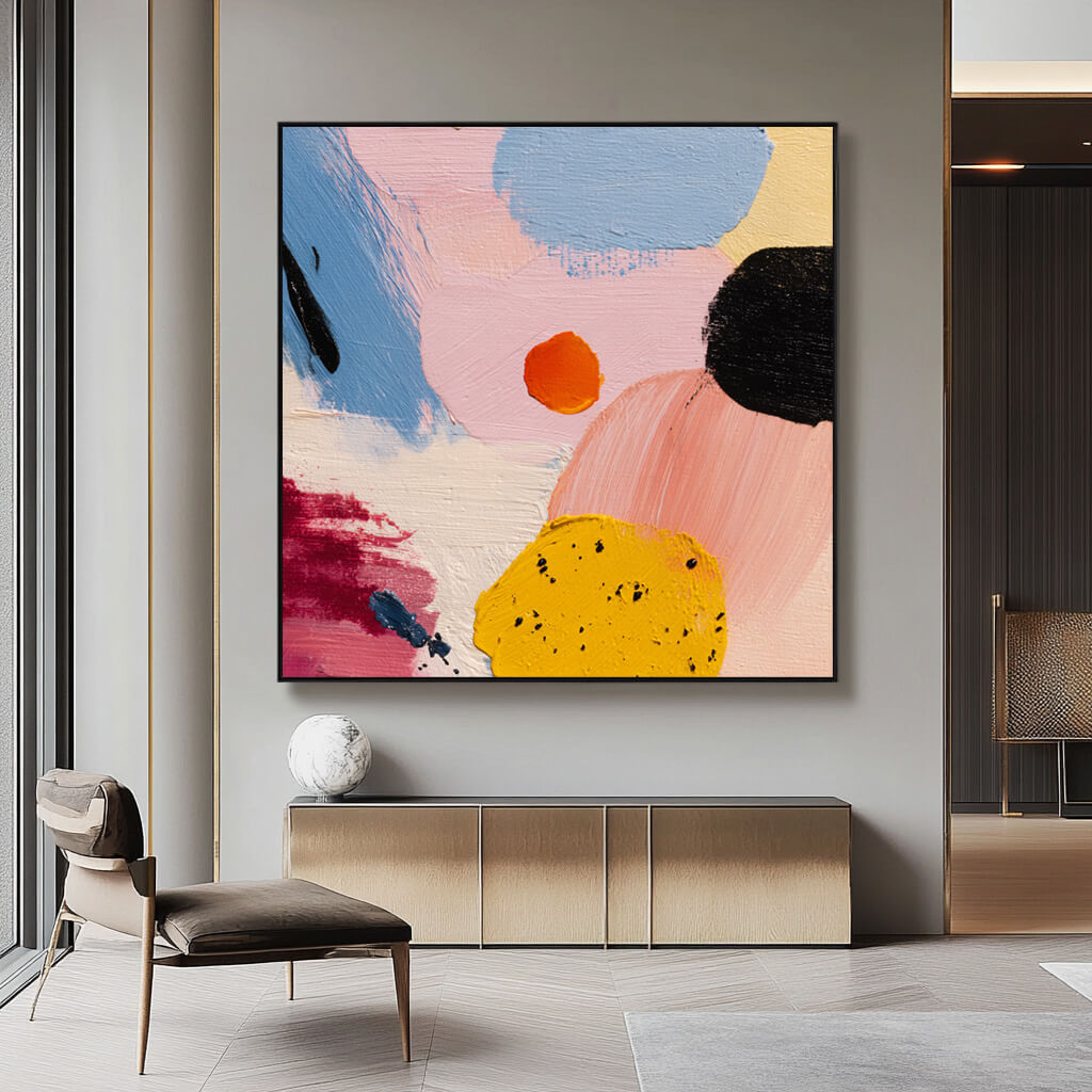 Fugue in Orange Geometric Reverie