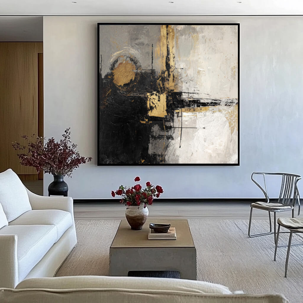 Gilded Overture in Black and White