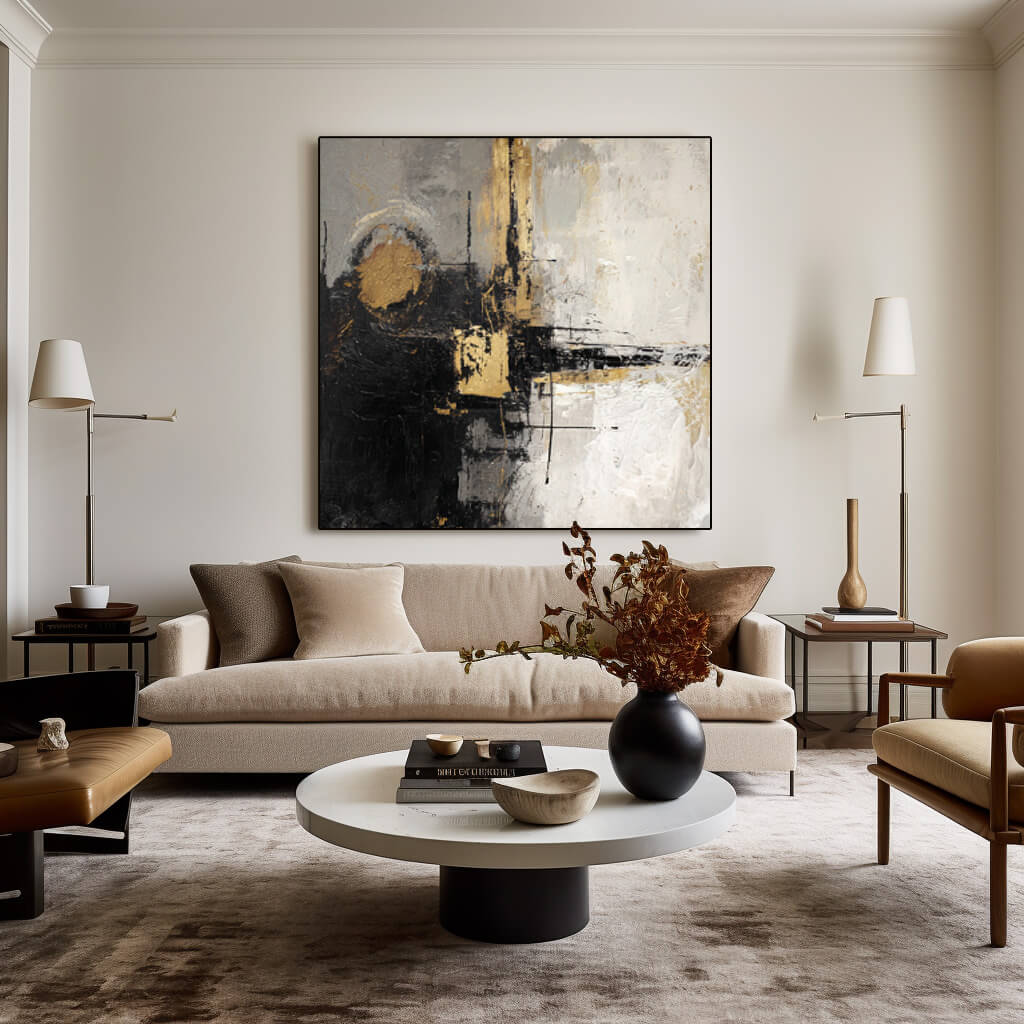 Gilded Overture in Black and White