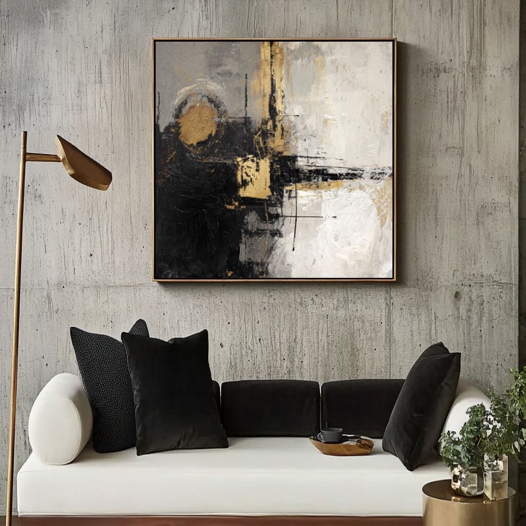 Gilded Overture in Black and White