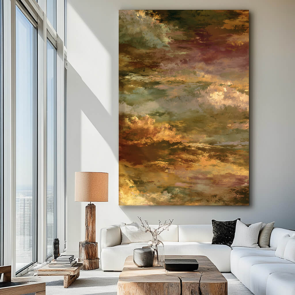 Golden Hour Reverie Above the Clouds