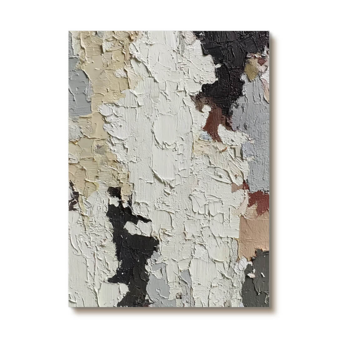 Poem of Tactility - Large exture Impasto Minimalist Textured Wall Art