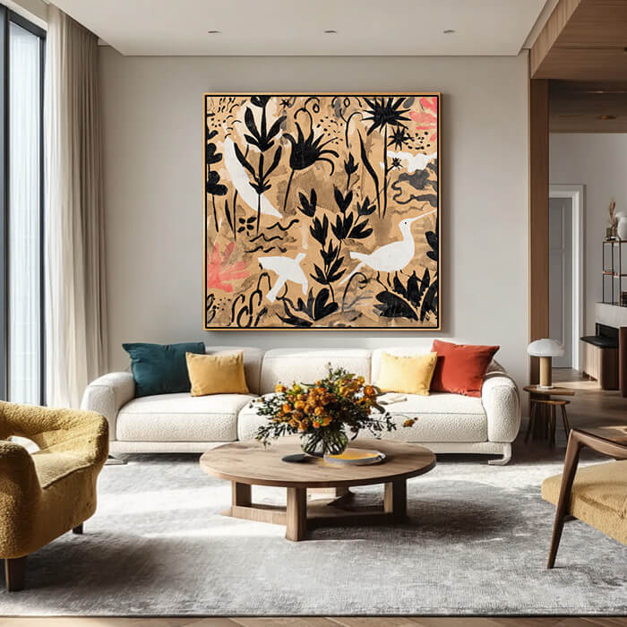 Primitive Fantasia - Modern Abstract Botanical Wall Art