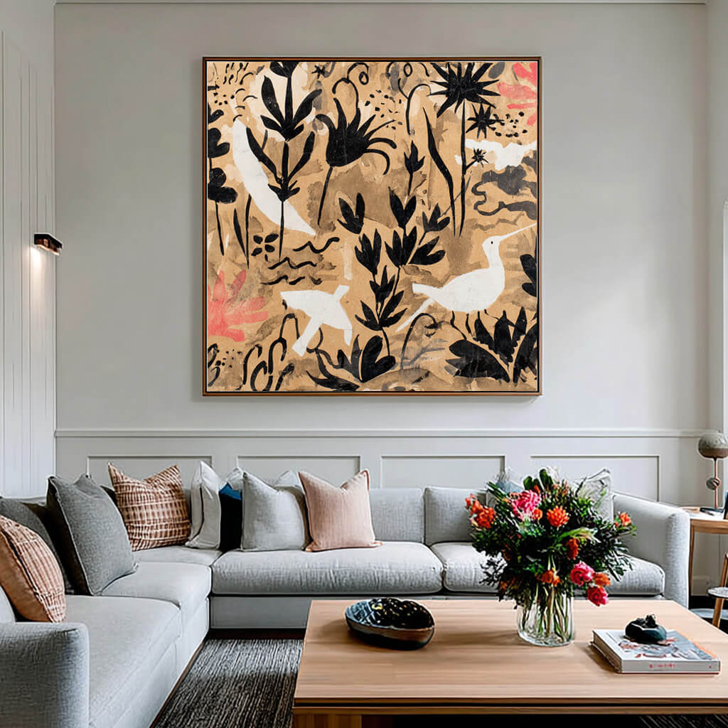 Primitive Fantasia - Modern Abstract Botanical Wall Art