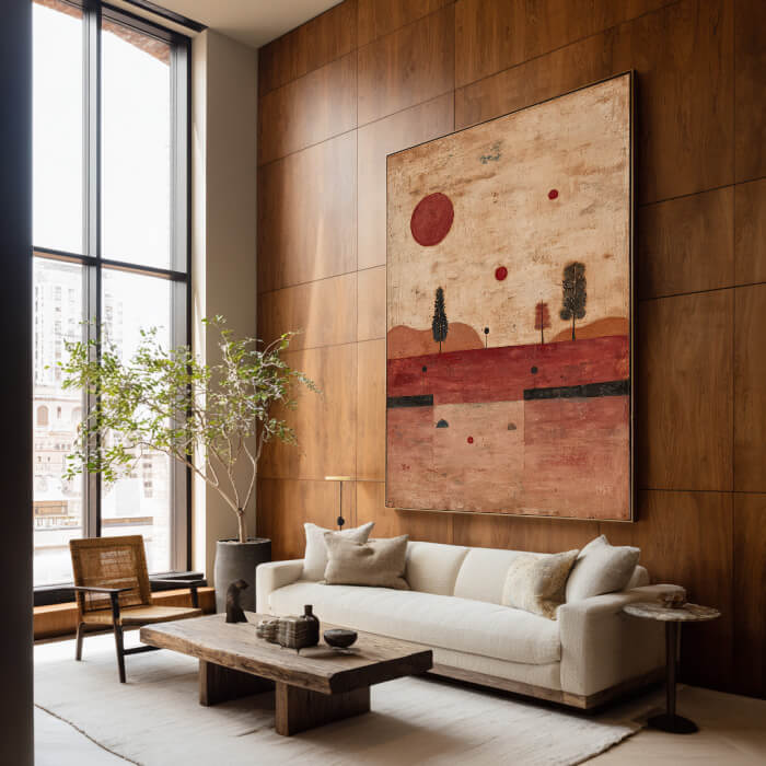 The Other Side - Modern Abstract Landscape Wall Art
