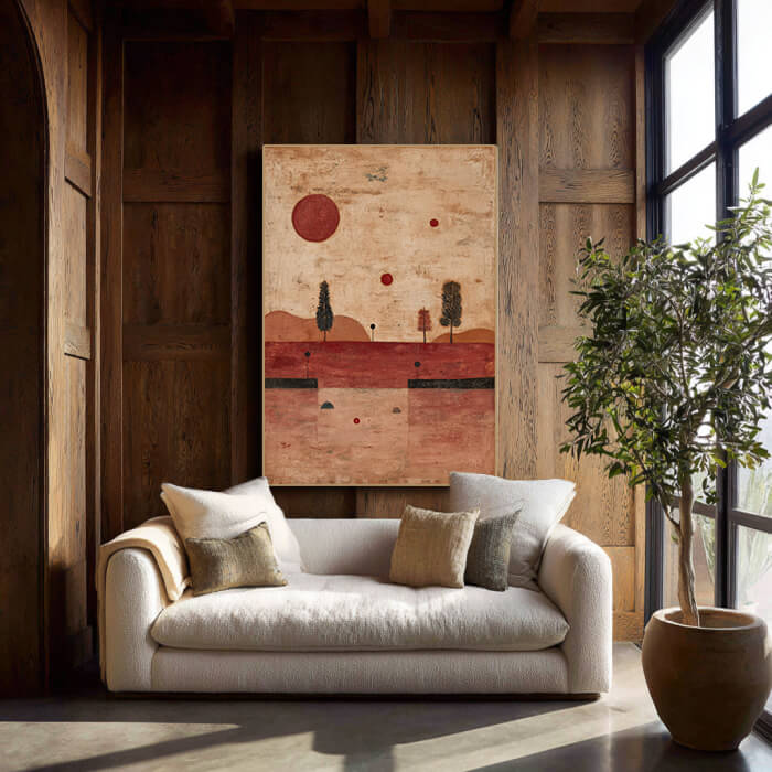 The Other Side - Modern Abstract Landscape Wall Art