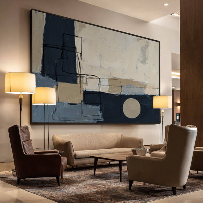 The Poetry of Structure - Large Modern Minimalist Abstract Wall Art