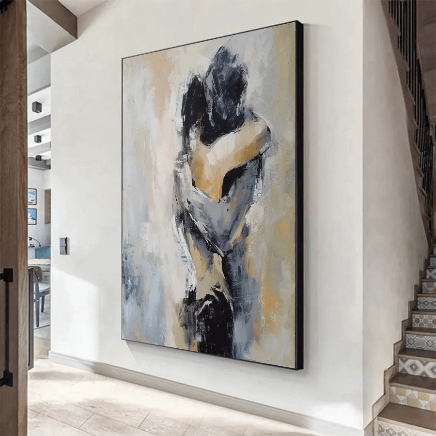 Unspoken Gravity - Large Abstract Figure Wall Art