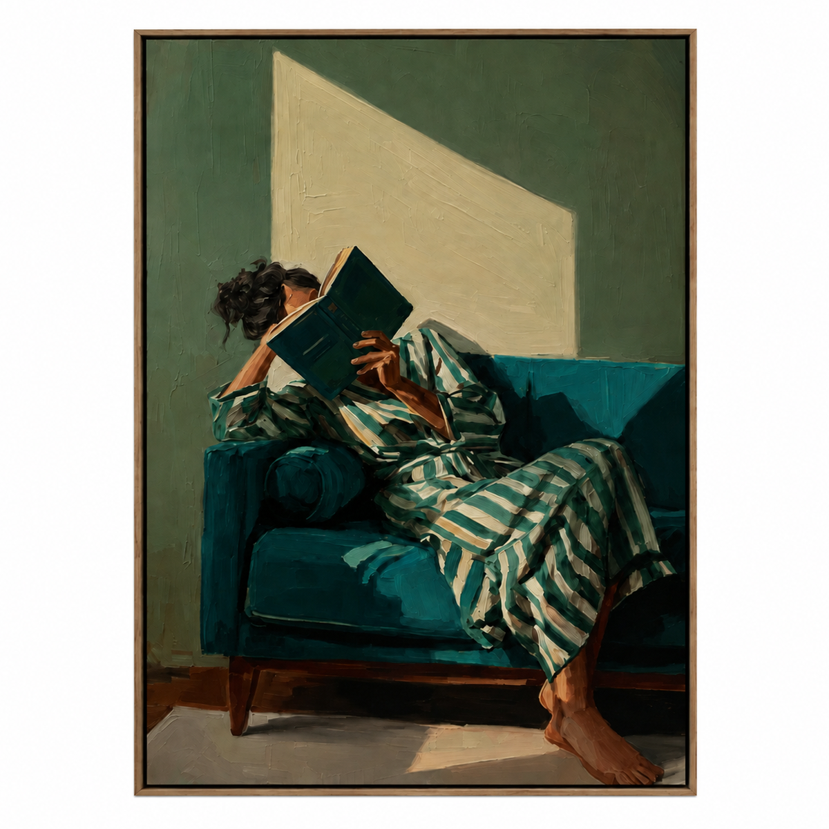 Impressionist Art | Sunlit Book Retreat