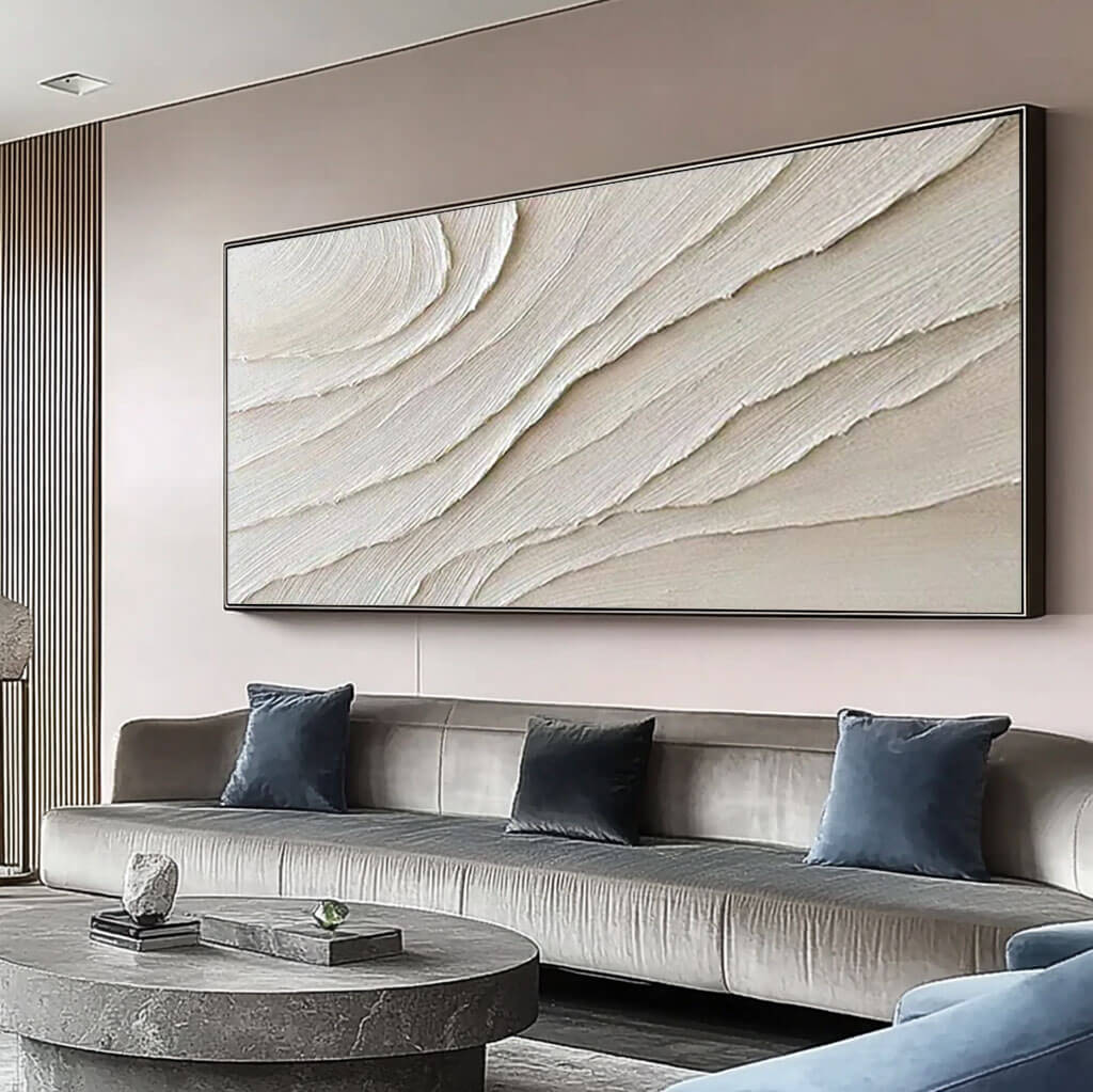 Wander - Textured Minimalist Wall Art Painting
