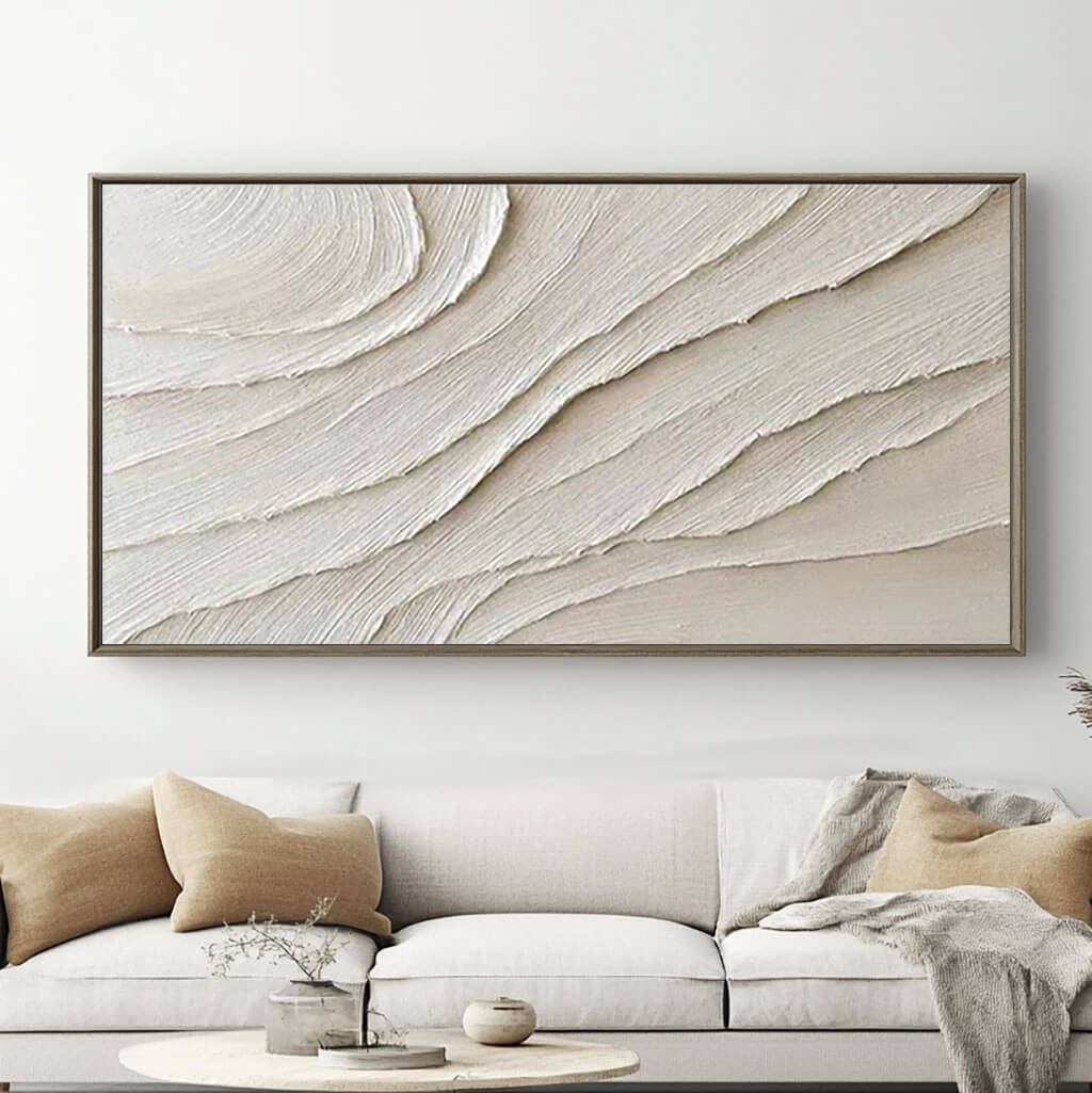Wander - Textured Minimalist Wall Art Painting