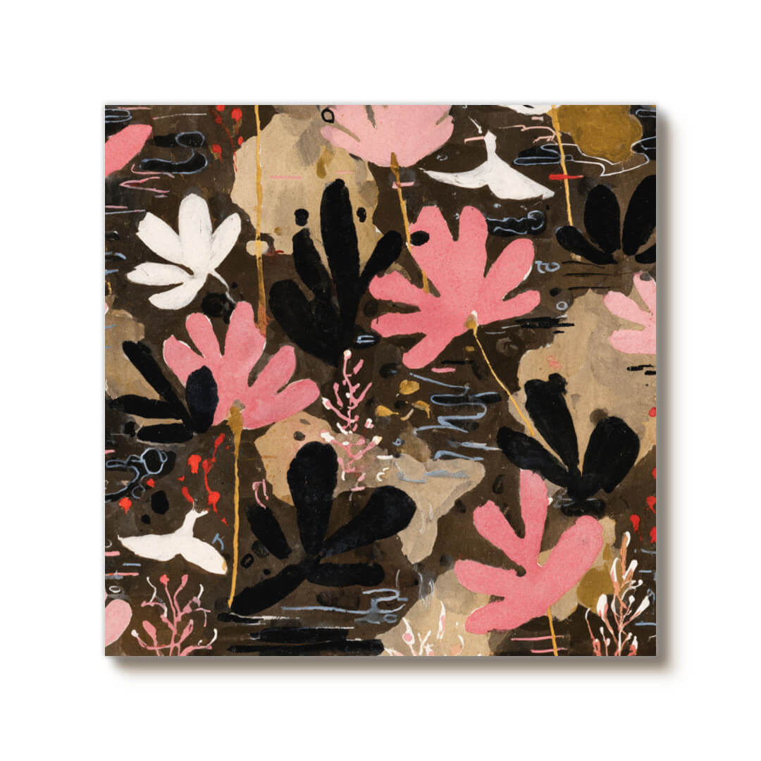 Whispers of Flora - Modern Abstract Botanical Wall Art