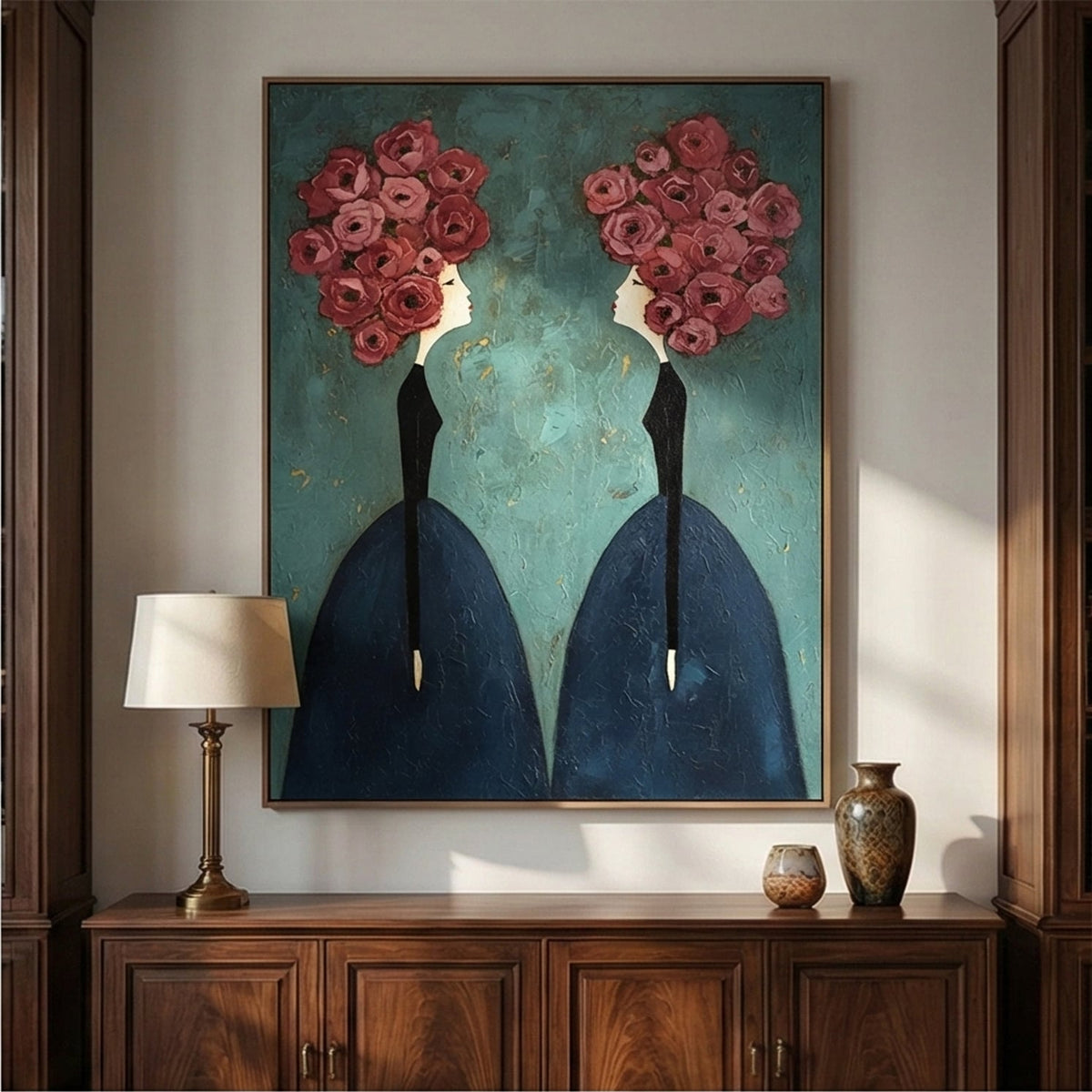 Surrealism Art | Sisters in Bloom