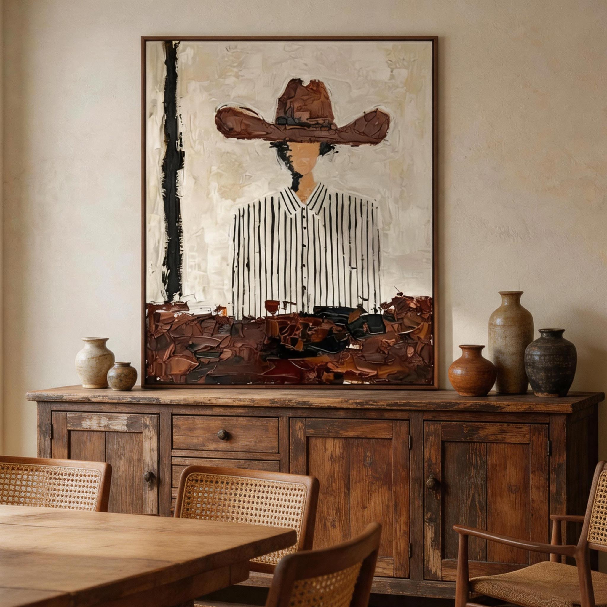 Vintage Americana Art | Myth of the Range