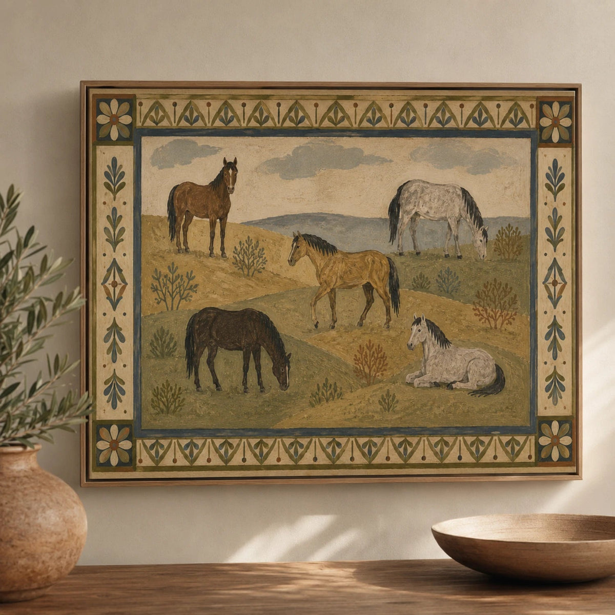 Vintage Americana Art | Pasture Reverie