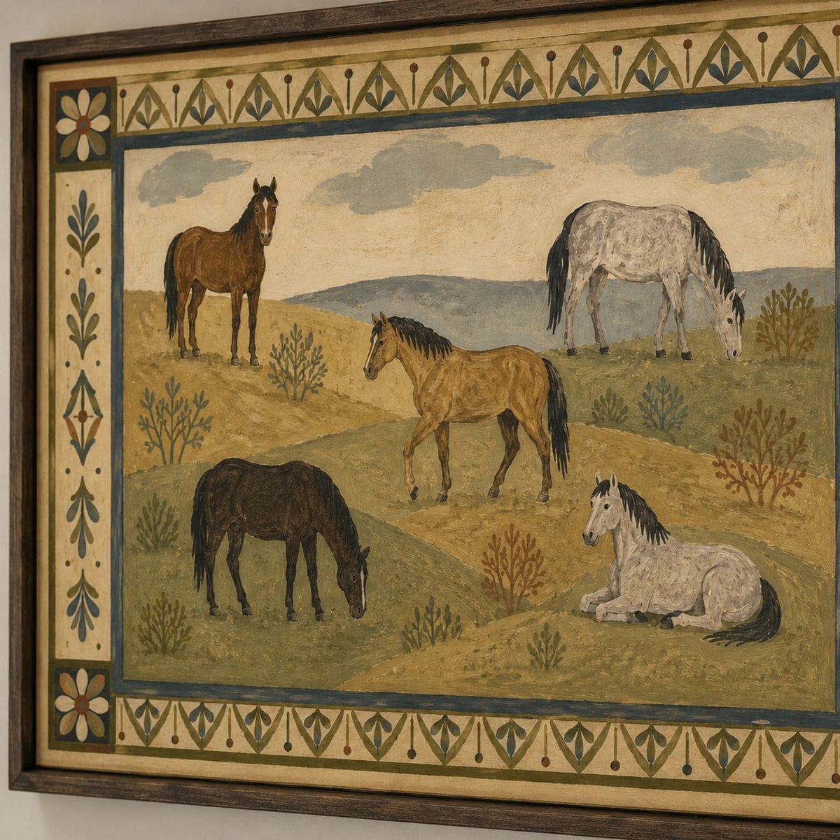 Vintage Americana Art | Pasture Reverie