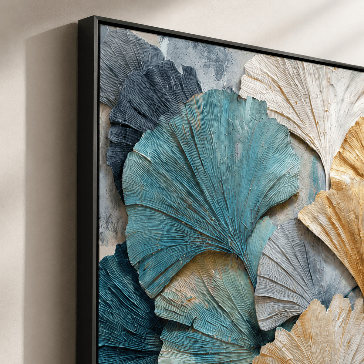 Contemporary Botanical | Autumn Ginkgo Leaves