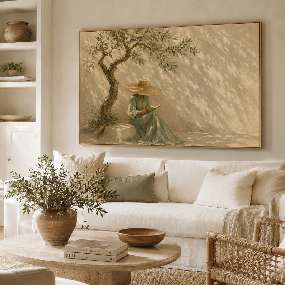 IMPRESSIONIST ART | Woman Under Olive Tree