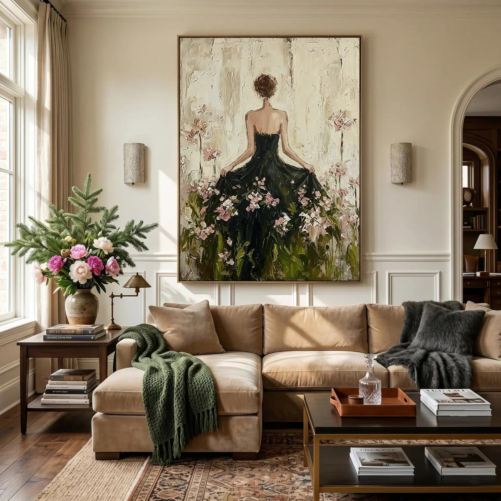 Textured Sylvan Reverie | Blush Petals