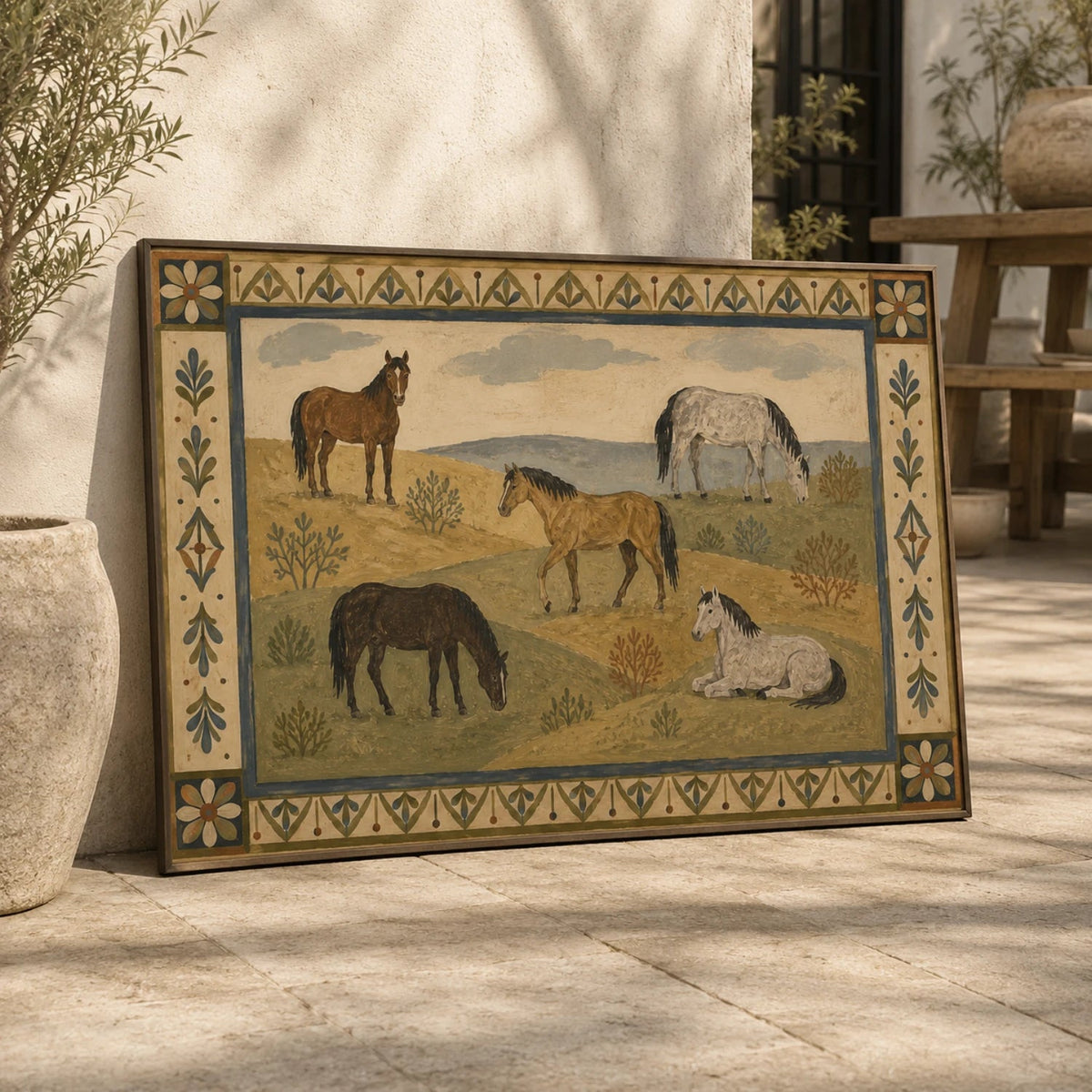 Vintage Americana Art | Pasture Reverie