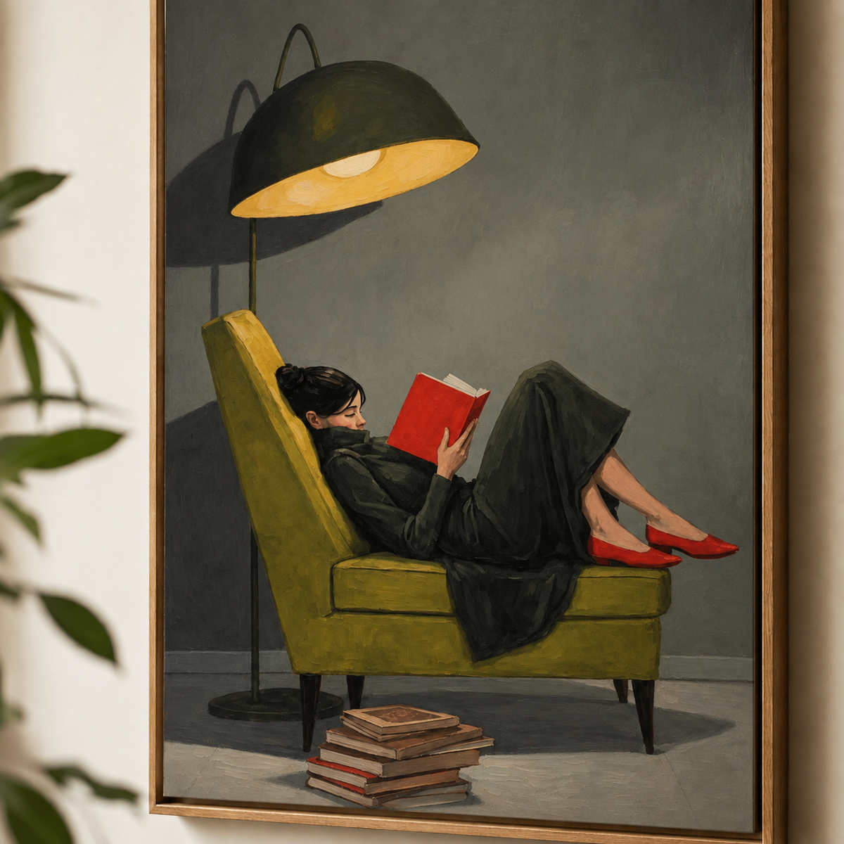 Impressionist Art | Lounging Reader Wall Art