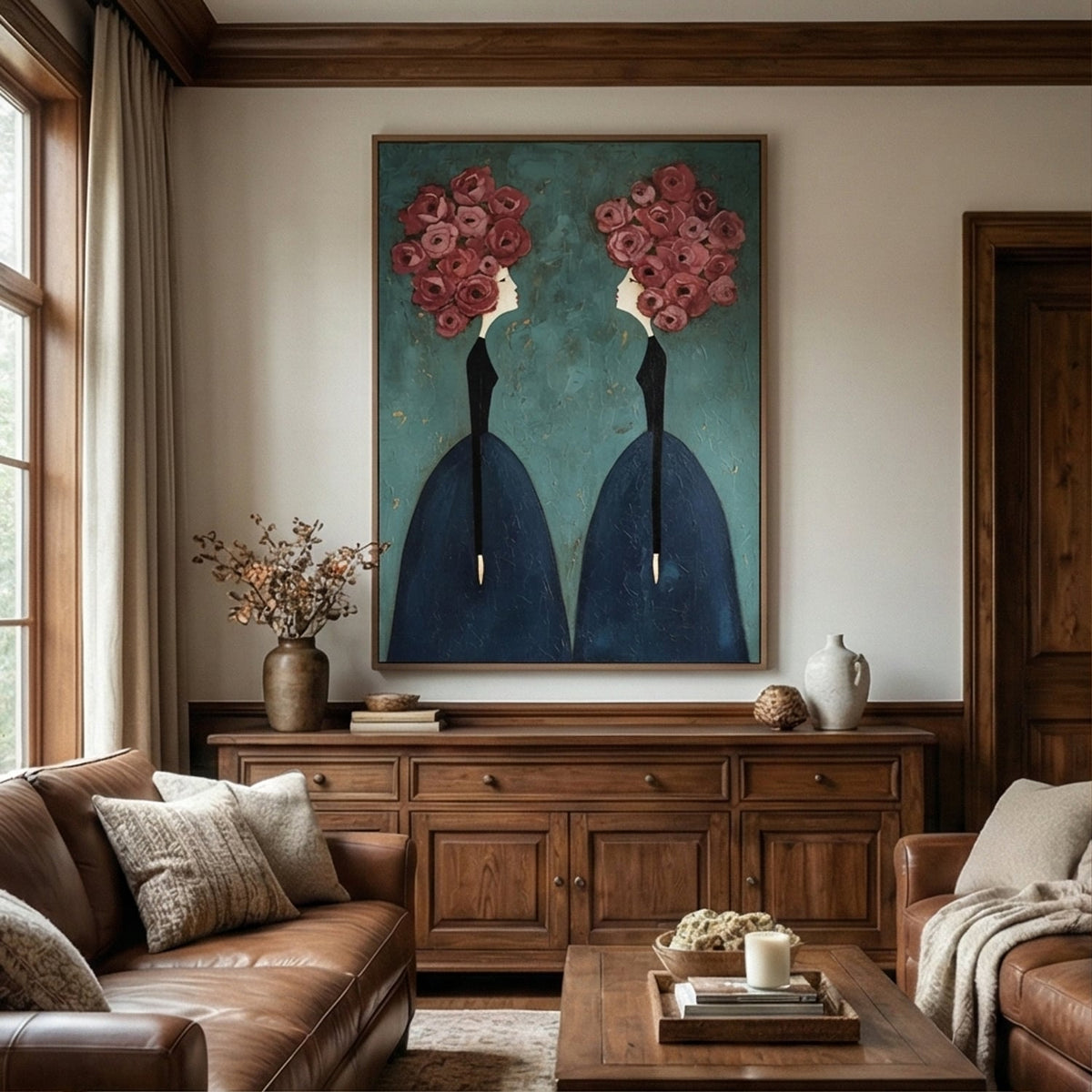 Surrealism Art | Sisters in Bloom