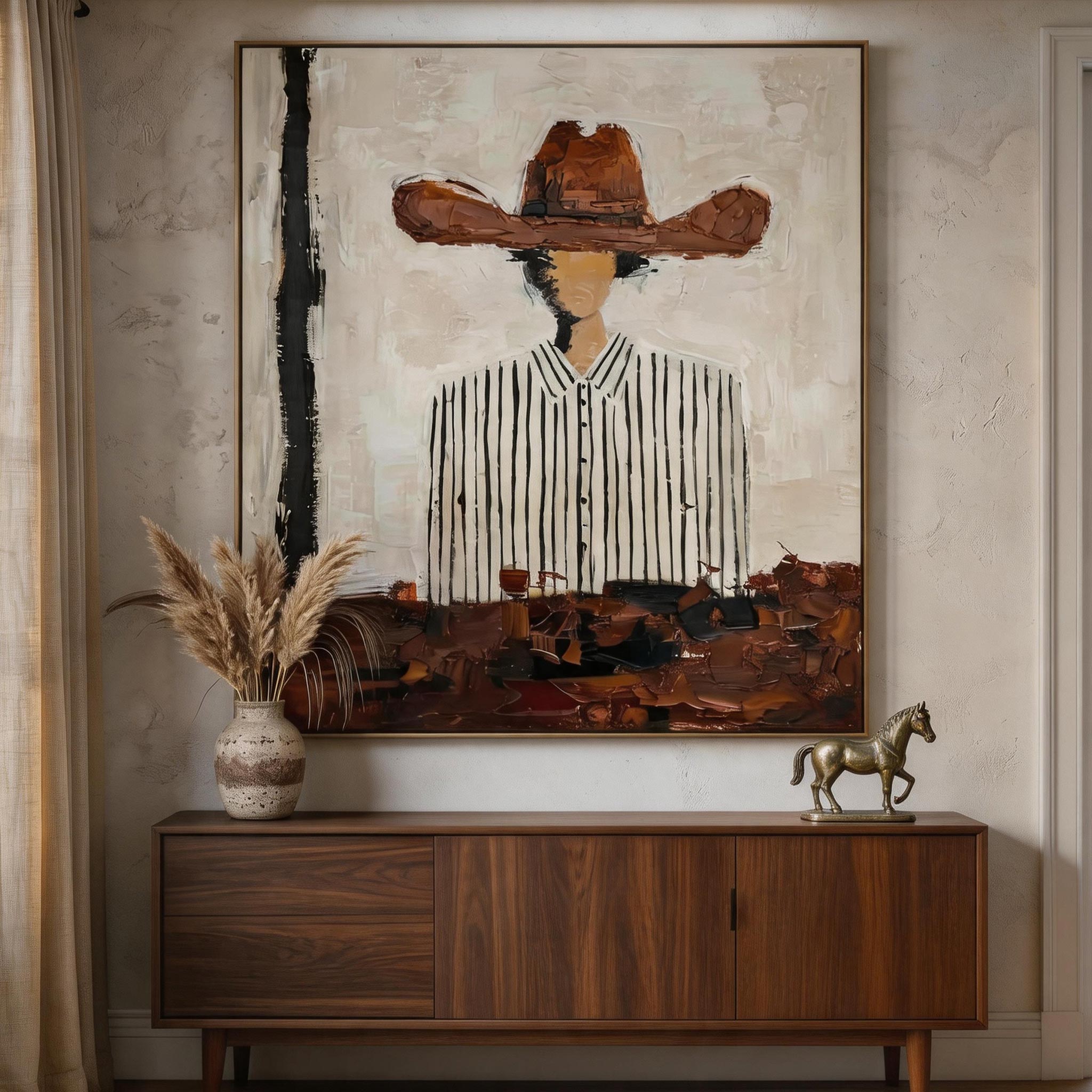 Vintage Americana Art | Myth of the Range