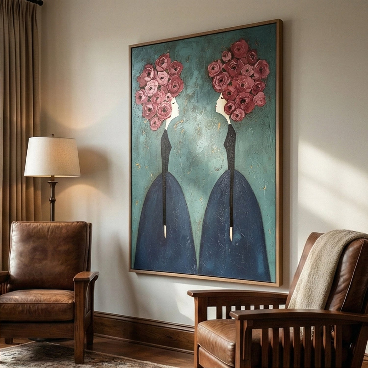 Surrealism Art | Sisters in Bloom