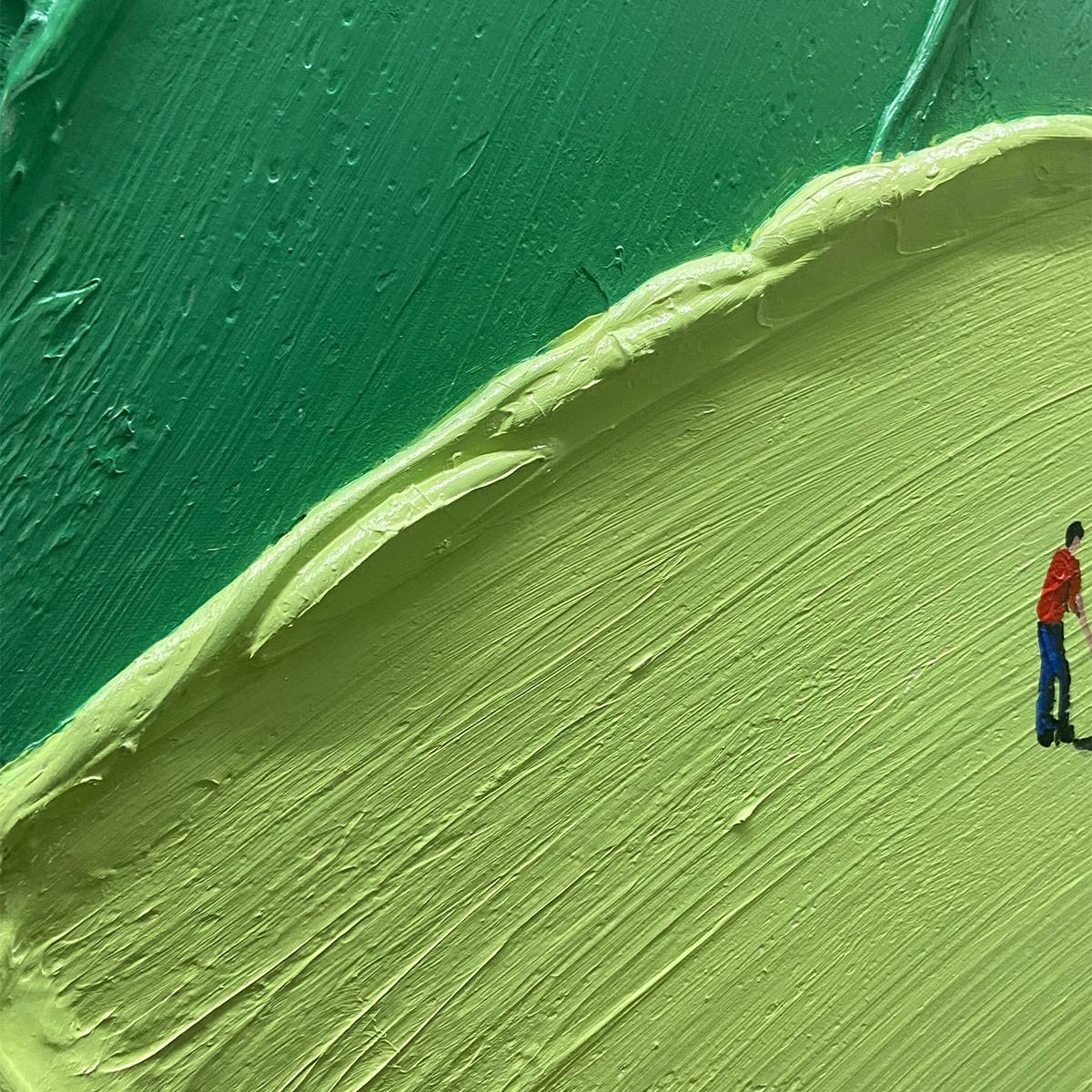 Textured Impasto | Emerald Fairway