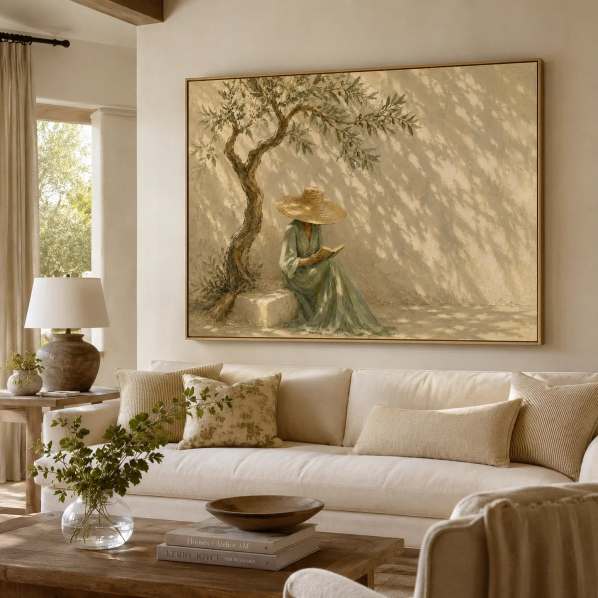 IMPRESSIONIST ART | Woman Under Olive Tree