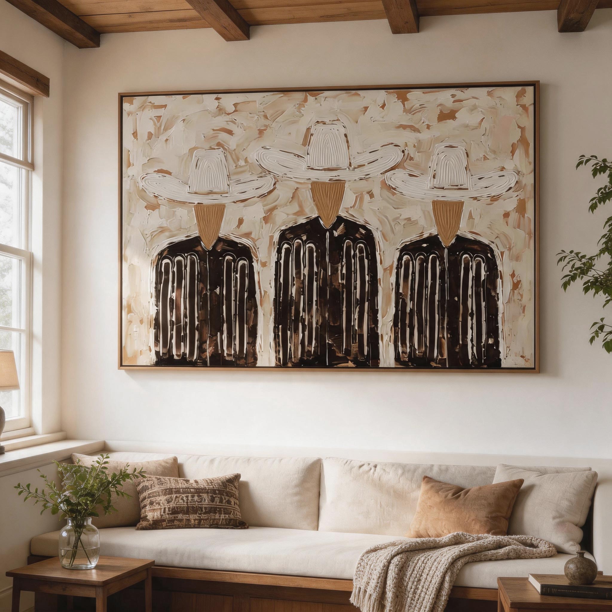 Three Riders | Vintage Americana Art