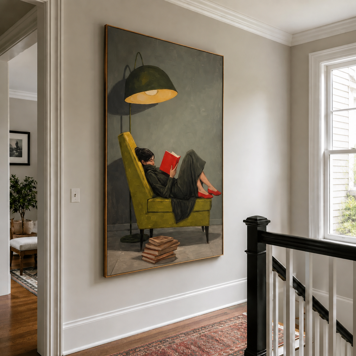 Impressionist Art | Lounging Reader Wall Art