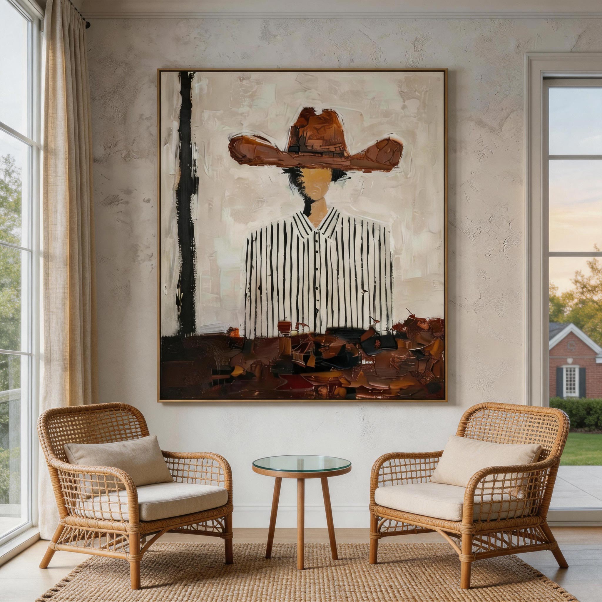 Vintage Americana Art | Myth of the Range